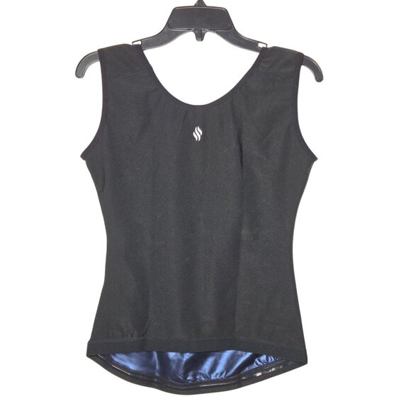 Sweat Shaper Womens Black Athletic Tank Top Size Large/XL Active Slimming Gym - Picture 1 of 7